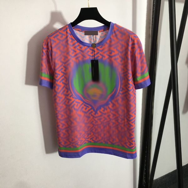 613 2022 milan runway spring summer brand same style short sleeve pink pullover women's crew neck womens meiyi, White
613 2022 milan runway spring summer brand same style short sleeve pink pullover women's crew neck womens meiyi, White