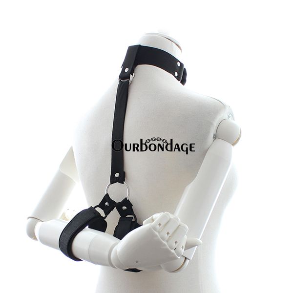 ourbondage nylon harness adjustable bondage restraints back chain handcuffs link collar armbinder for party toy fetish
ourbondage nylon harness adjustable bondage restraints back chain handcuffs link collar armbinder for party toy fetish