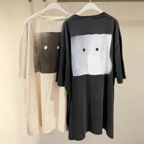 women t shirt acne designer shirts summer cotton round neck sweatshirt square smiley graffiti tee womens loose oversize black tshirt, White
women t shirt acne designer shirts summer cotton round neck sweatshirt square smiley graffiti tee womens loose oversize black tshirt, White