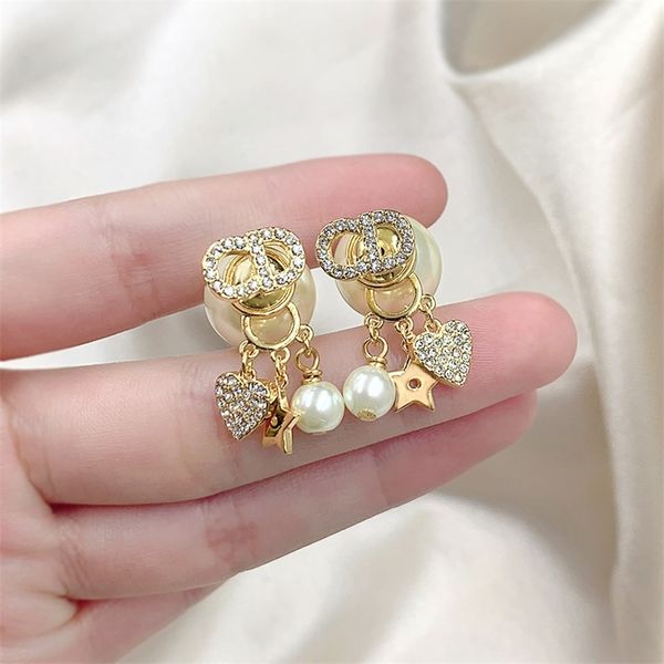 80% off outlets pair letter ring full of diamond stars love pearl earrings female heart-shaped earrings, Golden
80% off outlets pair letter ring full of diamond stars love pearl earrings female heart-shaped earrings, Golden