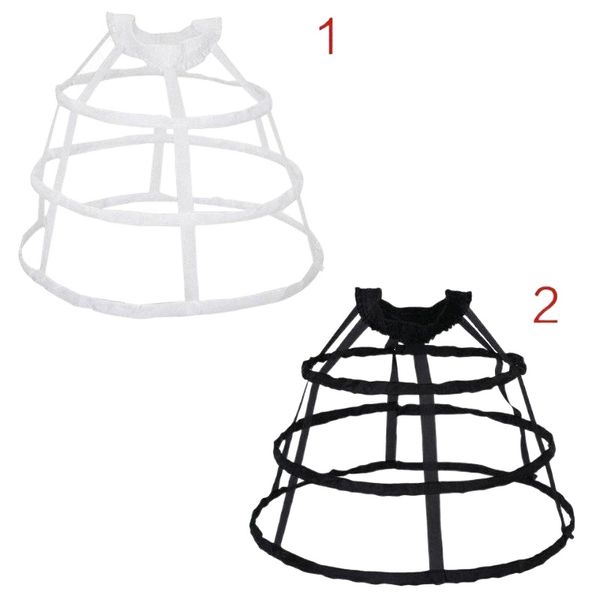 skirts women 3 hoops pannier petticoat hollow out birdcage skirt wedding bridal ruffles wide waistband crinoline slip underskirt bustle y4ki, Black
skirts women 3 hoops pannier petticoat hollow out birdcage skirt wedding bridal ruffles wide waistband crinoline slip underskirt bustle y4ki, Black