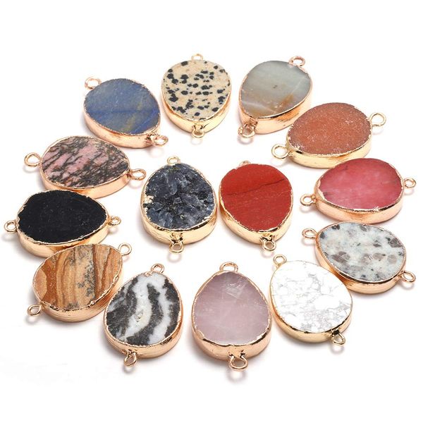 charms natural agate links necklace pendants gemstone charm connectors golden plated for bracelet jewelry making amoub, Bronze;silver
charms natural agate links necklace pendants gemstone charm connectors golden plated for bracelet jewelry making amoub, Bronze;silver