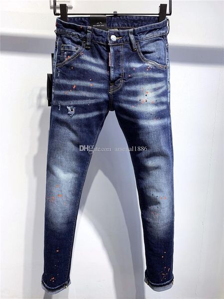 ss20 new arrival designer men d2 denim cool guy jeans embroidery pants fashion holes trousers italy siz swv dsquareds dsq2s dsqs, Blue
ss20 new arrival designer men d2 denim cool guy jeans embroidery pants fashion holes trousers italy siz swv dsquareds dsq2s dsqs, Blue