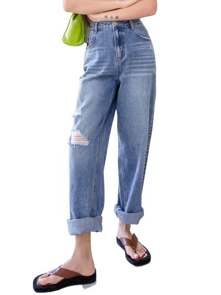 dazy ripped pocket wide leg jeans a8hw#, Blue
dazy ripped pocket wide leg jeans a8hw#, Blue