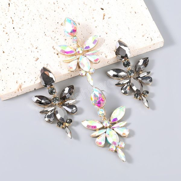 fashion metal rhinestone geometric earrings party simple dangle earrings women's elegant shiny accessories, Silver
fashion metal rhinestone geometric earrings party simple dangle earrings women's elegant shiny accessories, Silver