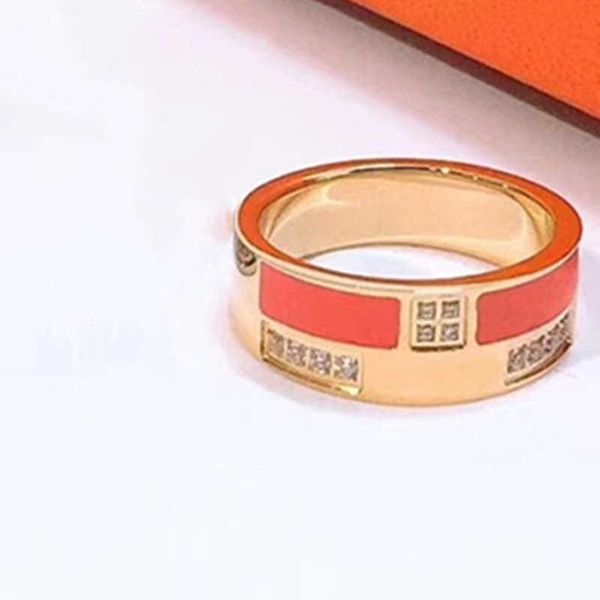 design for h letter set diamond ring rose gold orange screw multicolor couple enamel ring men women love jewelry strap original velvet bag, Silver
design for h letter set diamond ring rose gold orange screw multicolor couple enamel ring men women love jewelry strap original velvet bag, Silver