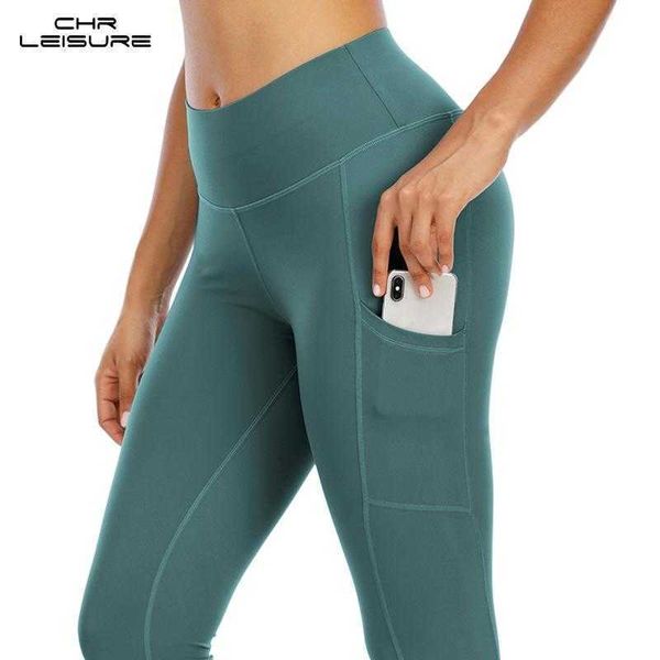 chrleisure sport leggings women high waist fitness leggings with pockets gym leggings women clothing 210929, Black
chrleisure sport leggings women high waist fitness leggings with pockets gym leggings women clothing 210929, Black