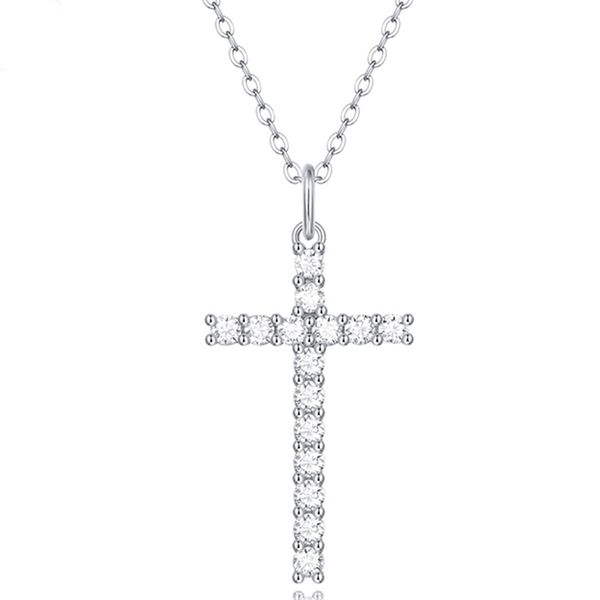 0.9ct d color moissanite cross necklace passed the diamond test s925 silver fine jewelry party birthday gift
0.9ct d color moissanite cross necklace passed the diamond test s925 silver fine jewelry party birthday gift