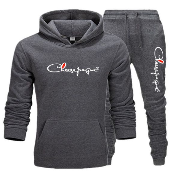 2022 fashion brand men tracksuit new men's hoodies + sweatpants two piece suit hooded casual sets male clothes plus size s-xxxl, Gray
2022 fashion brand men tracksuit new men's hoodies + sweatpants two piece suit hooded casual sets male clothes plus size s-xxxl, Gray