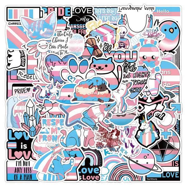 60pcs transgender pride stickers graffiti kids toy skateboard car motorcycle bicycle sticker decals wholesale
60pcs transgender pride stickers graffiti kids toy skateboard car motorcycle bicycle sticker decals wholesale