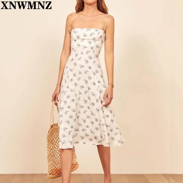 xnwmnz womens dress holiday purple floral print spaghetti strap women midi dress vintage girl chiffon vestidos aesthetic 210513, Black;gray
xnwmnz womens dress holiday purple floral print spaghetti strap women midi dress vintage girl chiffon vestidos aesthetic 210513, Black;gray