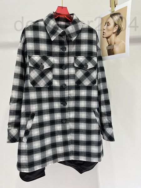 women's jackets designer shenzhen nanyou high-end niche lined with cotton and thickened black white plaid print autumn winter long shir, Black;brown
women's jackets designer shenzhen nanyou high-end niche lined with cotton and thickened black white plaid print autumn winter long shir, Black;brown