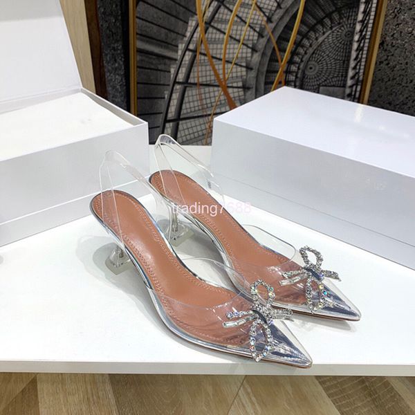 sandals summer pointed pvc stiletto high heels elegant bow back empty sandals, Black
sandals summer pointed pvc stiletto high heels elegant bow back empty sandals, Black