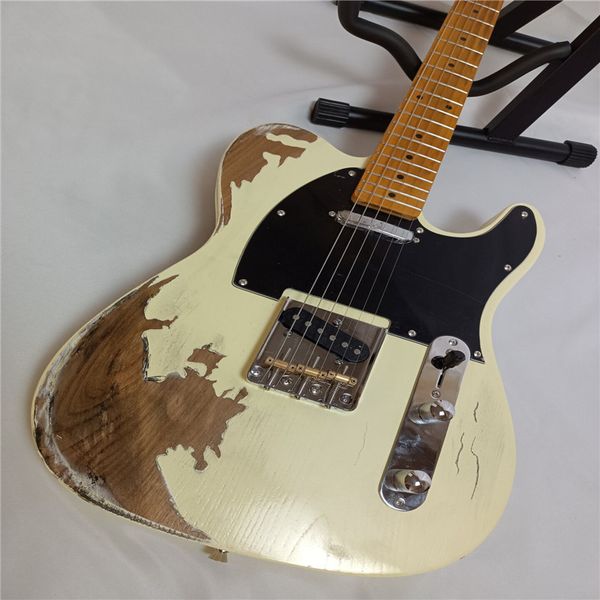 2021relic-electric guitar, tl style, ash body with maple neck,custom electric guitar
2021relic-electric guitar, tl style, ash body with maple neck,custom electric guitar