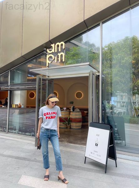 women's t-shirt designer chaopai 22 early spring new grey contrast wine red velvet round neck short sleeve t-shirt iapp, White
women's t-shirt designer chaopai 22 early spring new grey contrast wine red velvet round neck short sleeve t-shirt iapp, White