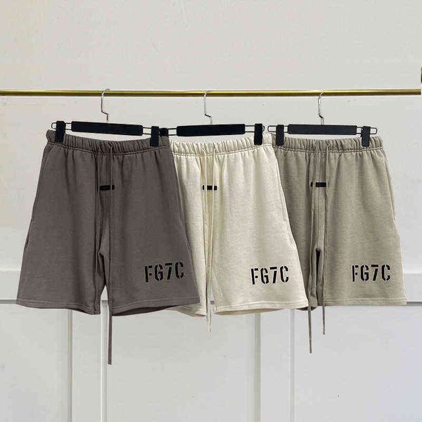god essentials men shorts double thread flocking fg 7c drawstring streamer high street pants women's loose trend short young letter tra, White;black
god essentials men shorts double thread flocking fg 7c drawstring streamer high street pants women's loose trend short young letter tra, White;black