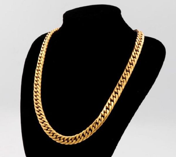 18k 10mm six sided grinding necklace thick chain street hip hop cuban chain men's 60cm, Silver
18k 10mm six sided grinding necklace thick chain street hip hop cuban chain men's 60cm, Silver