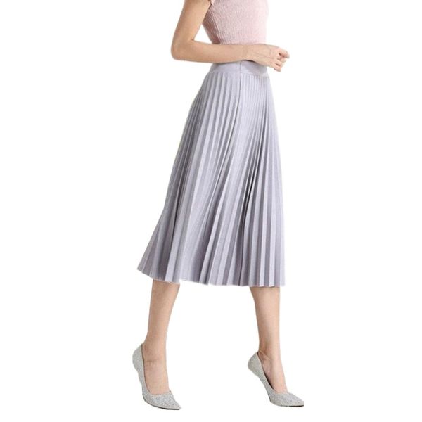 skirts chiffion women spring summer high waits pleated skirt elegant slim midi clothes female korean causal long c3xu#, Black
skirts chiffion women spring summer high waits pleated skirt elegant slim midi clothes female korean causal long c3xu#, Black