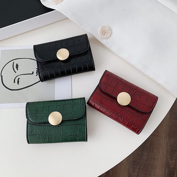 retro crocodile pattern short lady wallets pu womens card holder fashionable simple solid mini coin purse ladies
retro crocodile pattern short lady wallets pu womens card holder fashionable simple solid mini coin purse ladies