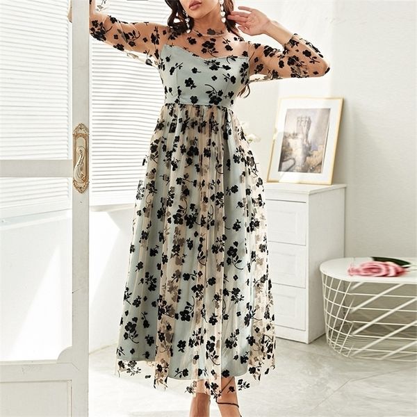 lace cutout woman dress floral long sleeve dresses loose long vestidos robes 220520, Black;gray
lace cutout woman dress floral long sleeve dresses loose long vestidos robes 220520, Black;gray