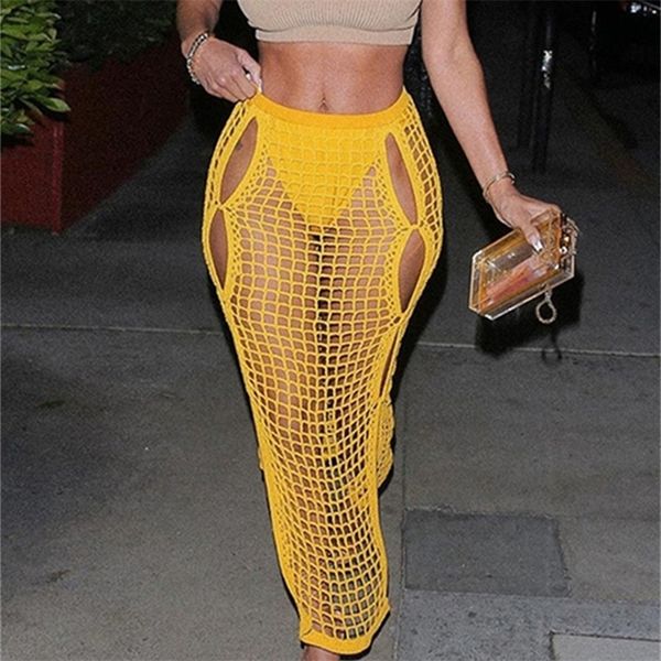 cute knitted grid seethrough hollow out pencil skirt women summer solid side slit elastic bottom casual lady streetwear 220701, Black
cute knitted grid seethrough hollow out pencil skirt women summer solid side slit elastic bottom casual lady streetwear 220701, Black