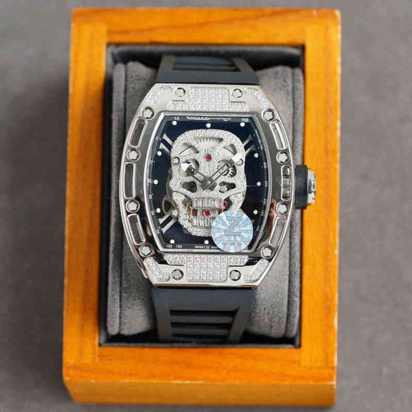 watches wristwatch designer luxury mens mechanical watch rm052 classic shape of hollow skull is domineering and uninhibited. swiss movement, Slivery;golden
watches wristwatch designer luxury mens mechanical watch rm052 classic shape of hollow skull is domineering and uninhibited. swiss movement, Slivery;golden