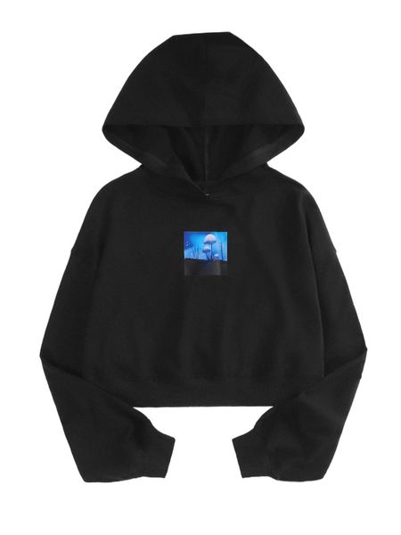 x medharaj cartoon graphic drop shoulder hoodie 166b#, Black
x medharaj cartoon graphic drop shoulder hoodie 166b#, Black