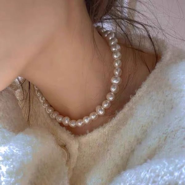 minority design high sense large pearl necklace neck chain versatile clavicle temperament jewelry, Silver
minority design high sense large pearl necklace neck chain versatile clavicle temperament jewelry, Silver