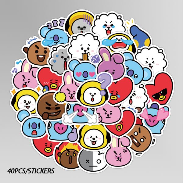 40pcs kawaii animal cartoon cuye stickers for skateboard fridge phone guitar motorcycle luggage decal fun for kid toy
40pcs kawaii animal cartoon cuye stickers for skateboard fridge phone guitar motorcycle luggage decal fun for kid toy