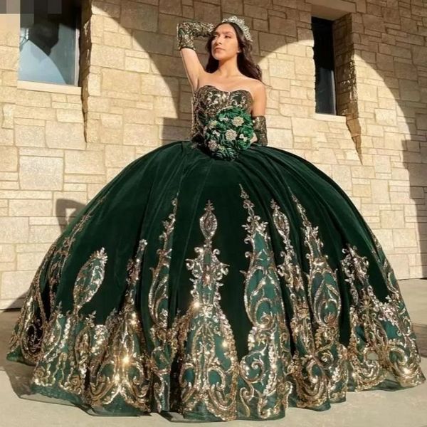2022 sparkly hunter green quinceanera dresses ball gown sweetheart lace appliques plus size prom party wear organza sweet 16, Blue;red
2022 sparkly hunter green quinceanera dresses ball gown sweetheart lace appliques plus size prom party wear organza sweet 16, Blue;red