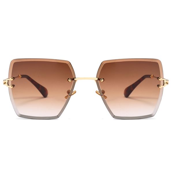 kachawoo womens rimless sunglasses ladies metal gradient lens brown black square sun glasses female accessories summer y200619, White;black
kachawoo womens rimless sunglasses ladies metal gradient lens brown black square sun glasses female accessories summer y200619, White;black