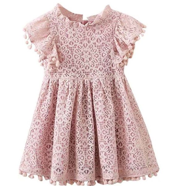 popular hollow out lace ball fly sleeve princess dress european and american foreign trade summer girl skirt, Red;yellow
popular hollow out lace ball fly sleeve princess dress european and american foreign trade summer girl skirt, Red;yellow