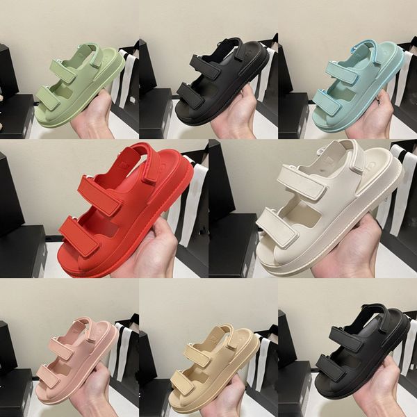 designers women sandals fashion ladies platform jelly slides slippers thick bottom flat heel beach shoes summer casual slingback strap slide, Black
designers women sandals fashion ladies platform jelly slides slippers thick bottom flat heel beach shoes summer casual slingback strap slide, Black