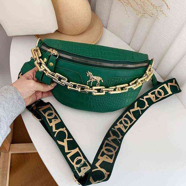 chest bag women fashion single shoulder chain small waist wide band cross saddle
chest bag women fashion single shoulder chain small waist wide band cross saddle