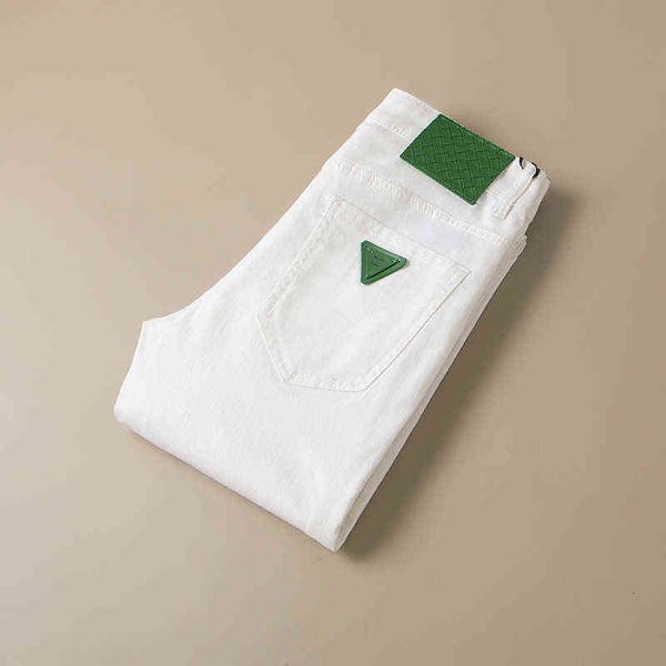 spring 2022 / summer jeans men's fashion brand white slim fit leggings elastic straight tube light luxury pants, Blue
spring 2022 / summer jeans men's fashion brand white slim fit leggings elastic straight tube light luxury pants, Blue