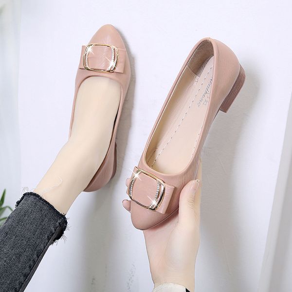 2022 spring new women's shoes round toe shallow mouth casual set feet low-heeled comfortable flat sweet low-shoes, Black;white
2022 spring new women's shoes round toe shallow mouth casual set feet low-heeled comfortable flat sweet low-shoes, Black;white