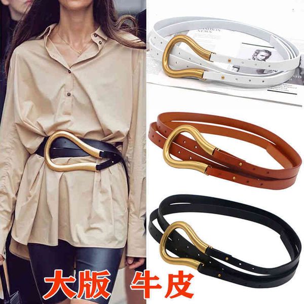 designer belts belt horseshoe buckle women's cool ins with suit skirt leather decoration fashion versatile coat sweater waistband phvs, Black;brown
designer belts belt horseshoe buckle women's cool ins with suit skirt leather decoration fashion versatile coat sweater waistband phvs, Black;brown