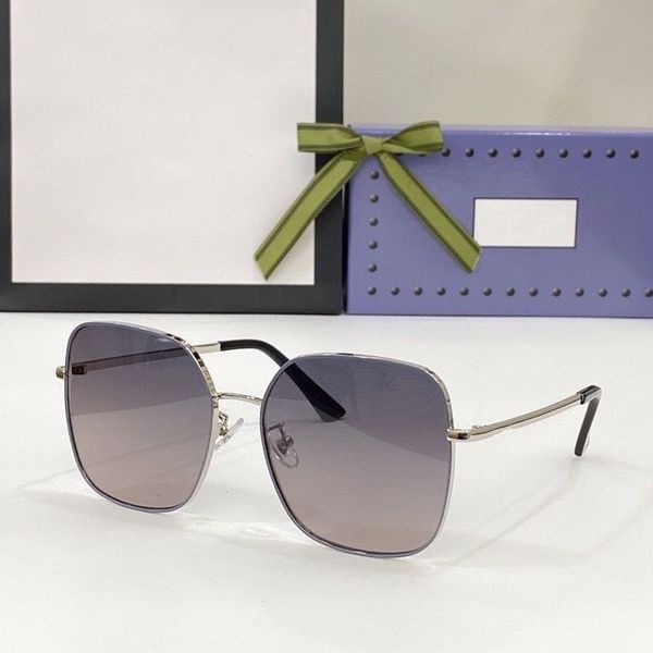 2022 women men fashion sunglasses silver black metal thin frame big light grey gradient lenses available with box, White;black
2022 women men fashion sunglasses silver black metal thin frame big light grey gradient lenses available with box, White;black