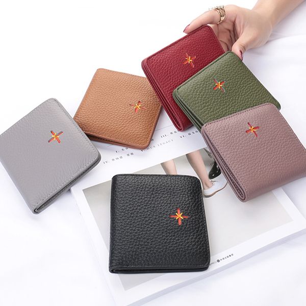 coin purses short european and american fashion women's wallet multi-card folding mini leather versatile zero wallet, Red;black
coin purses short european and american fashion women's wallet multi-card folding mini leather versatile zero wallet, Red;black