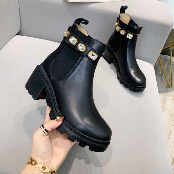 women ankle boots leather boot with belt quilted lace-up autumn shoes rubber print chunky heel round toe autumn winter martin shoe size, Black
women ankle boots leather boot with belt quilted lace-up autumn shoes rubber print chunky heel round toe autumn winter martin shoe size, Black