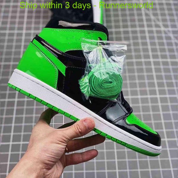 original box 1s kid high board patent leather basketball shoes man women 1 fluorescent green beika blue black red paint finish lard buc
original box 1s kid high board patent leather basketball shoes man women 1 fluorescent green beika blue black red paint finish lard buc