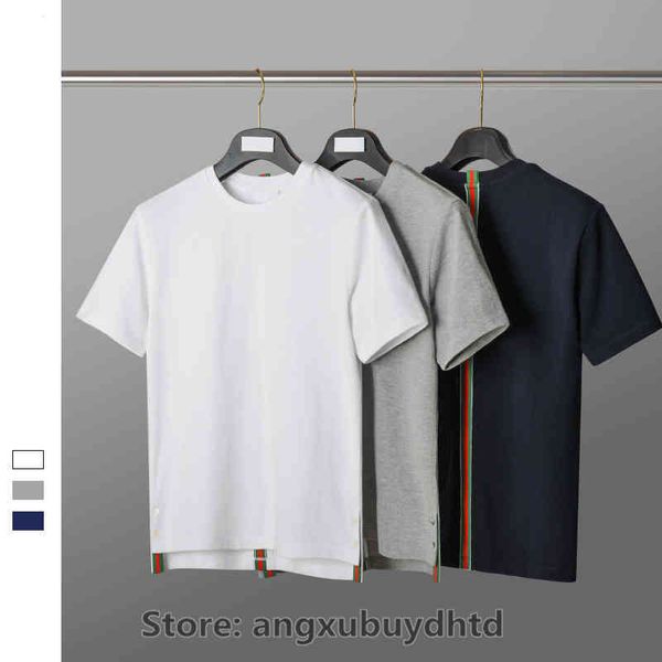 boys men's summer t shirts tb thom summer new back ribbon round neck fashion t-shirt casual short sleeve fashion half sleeve large xs-4, White;black
boys men's summer t shirts tb thom summer new back ribbon round neck fashion t-shirt casual short sleeve fashion half sleeve large xs-4, White;black