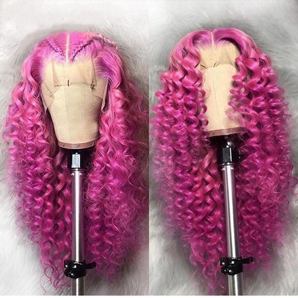 new rose pink long loose deep wave human hair wigs for black women purple/blonde/blue colored synthetic lace front wig cosplay party
new rose pink long loose deep wave human hair wigs for black women purple/blonde/blue colored synthetic lace front wig cosplay party