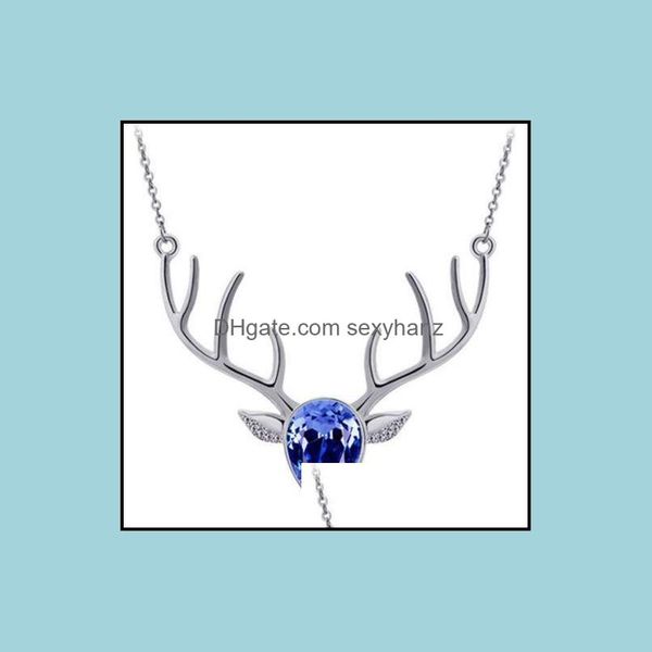 pendant necklaces rhinestone crystal necklace christmas deer pendants boho antler horn animal chain drop sexyhanz dh8vw, Silver
pendant necklaces rhinestone crystal necklace christmas deer pendants boho antler horn animal chain drop sexyhanz dh8vw, Silver