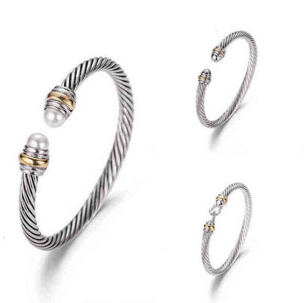 bracelet dy luxury designer twisted pearl head women bangles fashion versatile twist bracelets jewelry platinum plated wedding gifts bangle, Black
bracelet dy luxury designer twisted pearl head women bangles fashion versatile twist bracelets jewelry platinum plated wedding gifts bangle, Black