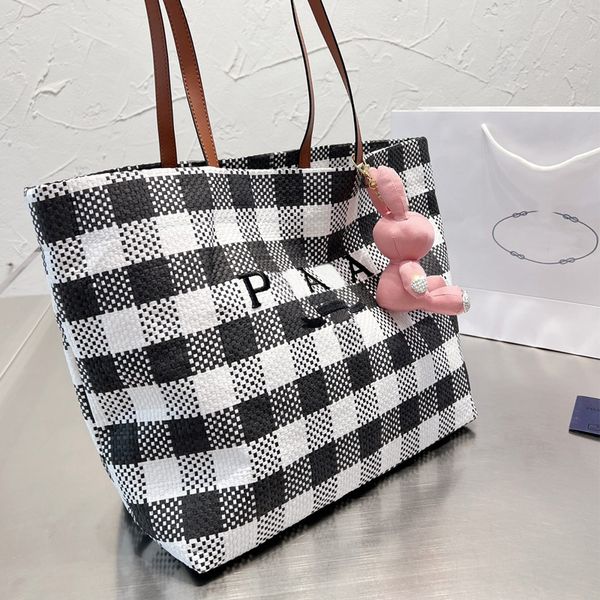summer straw shopping bag tote purse large capacity shoulder bags women fashion travel vacation handbags lattice letter decoration leather 4
summer straw shopping bag tote purse large capacity shoulder bags women fashion travel vacation handbags lattice letter decoration leather 4