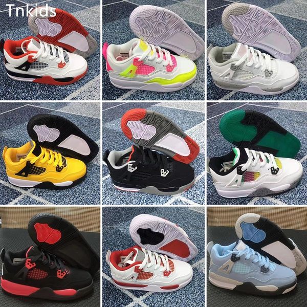 2022 4s basketball shoes black white red blue boys girls youth kids a sneakers for sale size 28-35
2022 4s basketball shoes black white red blue boys girls youth kids a sneakers for sale size 28-35