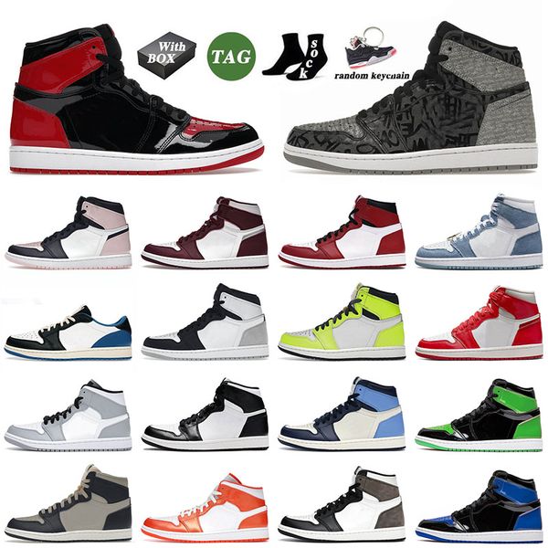og jumpman 1 1s high basketball shoes men women bred patent rebellionaire trainers sneakers
og jumpman 1 1s high basketball shoes men women bred patent rebellionaire trainers sneakers