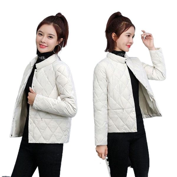 women's down & parkas fashion short cotton padded argyle jackets women quilted 2021 autumn winter stand neck warm single breasted solid, Black
women's down & parkas fashion short cotton padded argyle jackets women quilted 2021 autumn winter stand neck warm single breasted solid, Black