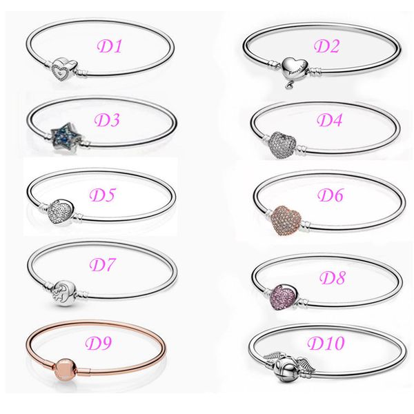real s925 sterling silver round love heart bracelet&bangle for pandora diy accessories chain bracelet women wedding jewelry gift, Black
real s925 sterling silver round love heart bracelet&bangle for pandora diy accessories chain bracelet women wedding jewelry gift, Black